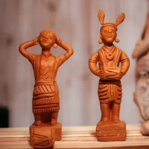 Artwork , Bishnupur Terracotta , Clay Art and Crafts , Clay Artwork , Clay Crafts , Clay Decor , Decorative Items , Drawing Room , Eco-Friendly , GI Tagg Products , Handcrafted , Handicrafts , Handmade , Handpainted , Home Decor , Home Interior Decoration , Living Room , Showpieces , Terracotta , Tribal Art
