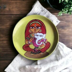 Durga & Ganesh #MaaDurga Decor Plate | Home Decor | Wall Hanging | 12 inch Art Culture Decor Plates, Artwork, Bengali Art Culture Decor Plates, Decor Plates, Decorative Items, Decorative Plates, Decorative Wall Art, Drawing Room, Eco-Friendly, Handcrafted, Handicrafts, Handmade, Handpainted, Home Decor, Home Interior Decoration, Living Room, Lord Ganesh, Maa Durga, Maa Durga Decor Plates, Melamine Decor Plates, Paintings, Religious Decor Plates, Wall Art, Wall Decor, Wall Hanging, Wall Plates