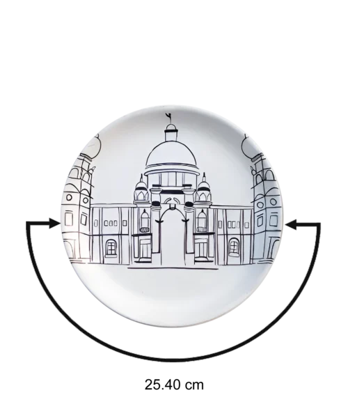 Victoria Decor Plate #KolkataLove #CityScape | Home Decor | Wall Hanging | 10 inch #CityScape, #CityScape Decor Plates, Art Culture Decor Plates, Artwork, Bengali Art Culture Decor Plates, City of Joy, City of Joy Decor Plates, Decor Plates, Decorative Items, Decorative Plates, Decorative Wall Art, Drawing Room, Eco-Friendly, Handcrafted, Handicrafts, Handmade, Handpainted, Home Decor, Home Interior Decoration, Kolkata, Living Room, Melamine Decor Plates, Paintings, Wall Art, Wall Decor, Wall Hanging, Wall Plates