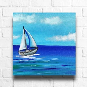 Stunning Blue Ocean Painting | #Arcylic #Varnished #CanvasArt | Table Stand | 8 x 10 inch, 10 x 12 inch Arcylic Paintings, Artwork, Canvas Paintings, Decorative Items, Decorative Wall Art, Drawing Room, Eco-Friendly, Handcrafted, Handicrafts, Handmade, Handpainted, Home Decor, Home Interior Decoration, Living Room, Nature Art, Nature Painting Collections, Paintings, Wall Art, Wall Decor, Wall Hanging