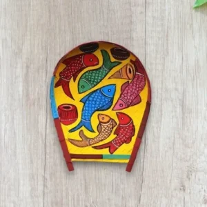 Patua Art Decorative Bamboo Kula | Home Decor | Handpainted | Wall Hanging Handicraft | 18 inch Artwork, Bamboo Art, Bamboo Handicrafts, Bamboo Kula, Bharat Art Bamboo Kula, Decorative Items, Decorative Wall Art, Drawing Room, Eco-Friendly, Handcrafted, Handicrafts, Handmade, Handpainted, Home Decor, Home Interior Decoration, Living Room, Paintings, Patua Art, Wall Art, Wall Decor, Wall Hanging