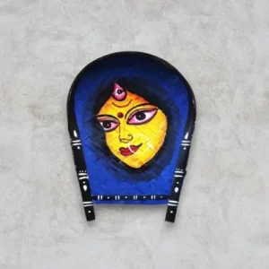 Majestic Maa Durga Decorative Bamboo Kula Face | Home Decor | Handpainted | Wall Hanging Handicraft | 8 inch Artwork, Bamboo Art, Bamboo Handicrafts, Bamboo Kula, Bengali Art Culture Bamboo Kula, Decorative Items, Decorative Wall Art, Drawing Room, Eco-Friendly, Handcrafted, Handicrafts, Handmade, Handpainted, Home Decor, Home Interior Decoration, Living Room, Maa Durga, Maa Durga Bamboo Kula, Paintings, Religious Series Bamboo Kula, Wall Art, Wall Decor, Wall Hanging