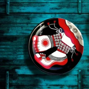 Radiant Dancing Mudra Decor Plate | Hands & Legs | Home Decor | Wall Hanging | 7.5 inch Art Culture Decor Plates, Artwork, Bengali Art Culture Decor Plates, Dancing Art, Dancing Art Decor Plates, Decor Plates, Decorative Items, Decorative Plates, Decorative Wall Art, Drawing Room, Eco-Friendly, Handcrafted, Handicrafts, Handmade, Handpainted, Home Decor, Home Interior Decoration, Living Room, Melamine Decor Plates, Paintings, Wall Art, Wall Decor, Wall Hanging, Wall Plates
