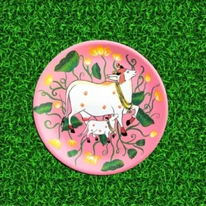 Pichwai Cow Decor Plate - Elevate Your Space with Exquisite Handcrafted Elegance | 12 inch, 10 inch & 8 inch Art Culture Decor Plates, Artwork, Bengali Art Culture Decor Plates, Decor Plates, Decorative Items, Decorative Plates, Decorative Wall Art, Drawing Room, Eco-Friendly, Handcrafted, Handicrafts, Handmade, Handpainted, Home Decor, Home Interior Decoration, Living Room, Melamine Decor Plates, Paintings, Pichwai Cow, Pichwai Cow Decor Plates, Religious Decor Plates, Wall Art, Wall Decor, Wall Hanging, Wall Plates