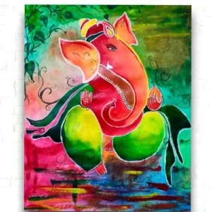 Spiritual Grace Lord Ganesh Painting | #Arcylic #CanvasArt | Framework | 12 x 16 inch, 14 x 18 inch Arcylic Paintings, Artwork, Canvas Paintings, Decorative Items, Decorative Wall Art, Drawing Room, Eco-Friendly, Handcrafted, Handicrafts, Handmade, Handpainted, Home Decor, Home Interior Decoration, Living Room, Lord Ganesh, Paintings, Religious Painting Collections, Wall Art, Wall Decor, Wall Hanging