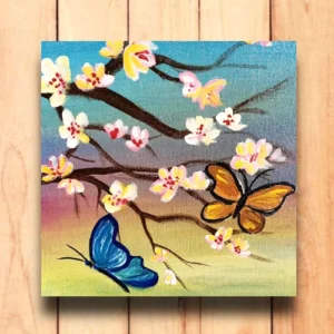 Enchanting Vibrant Butterfly Art | #Arcylic #CanvasArt | Table Stand | 8 x 10 inch, 10 x 12 inch Arcylic Paintings, Artwork, Canvas Paintings, Decorative Items, Decorative Wall Art, Drawing Room, Eco-Friendly, Handcrafted, Handicrafts, Handmade, Handpainted, Home Decor, Home Interior Decoration, Living Room, Nature Art, Nature Painting Collections, Paintings, Wall Art, Wall Decor, Wall Hanging