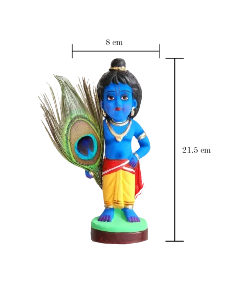 Gift of Love | Bal Krishna Showpiece | Krishnanagar Clay Craft | GI Tag Artwork, Clay Art and Crafts, Clay Artwork, Clay Crafts, Clay Decor, Clay Dolls, Decorative Items, Drawing Room, Eco-Friendly, Ghurni Clay Dolls, GI Tagg Products, Handcrafted, Handicrafts, Handmade, Handpainted, Home Decor, Home Interior Decoration, Idols, Krishnanagar Clay Dolls, Living Room, Showpieces