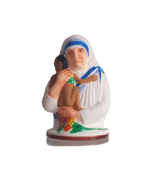 Gift Compassion | Mother Teresa | Krishnanagar Clay Sculpture | GI Tag Artwork, Clay Art and Crafts, Clay Artwork, Clay Crafts, Clay Decor, Clay Sculptures, Decorative Items, Drawing Room, Eco-Friendly, Ghurni Clay Dolls, GI Tagg Products, Handcrafted, Handicrafts, Handmade, Handpainted, Home Decor, Home Interior Decoration, Krishnanagar Clay Dolls, Living Room, Sculptures, Showpieces