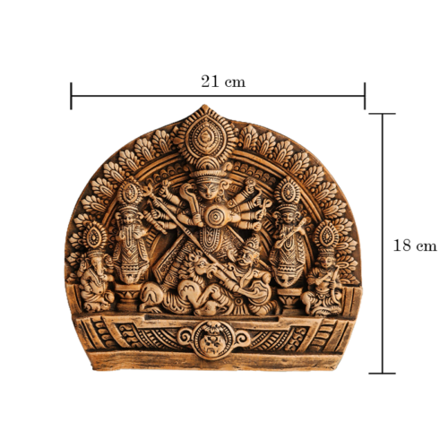 Cultural Harmony | Ek Chala Maa Durga Artwork | Krishnanagar Clay Craft | GI Tag Artwork, Clay Art and Crafts, Clay Artwork, Clay Crafts, Clay Decor, Decorative Items, Drawing Room, Eco-Friendly, Ek Chala, Ghurni Clay Dolls, GI Tagg Products, Handcrafted, Handicrafts, Handmade, Handpainted, Home Decor, Home Interior Decoration, Idols, Krishnanagar Clay Dolls, Living Room, Maa Durga, Showpieces