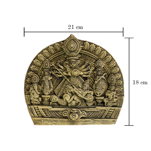Cultural Harmony | Ek Chala Maa Durga Artwork | Krishnanagar Clay Craft | GI Tag Artwork, Clay Art and Crafts, Clay Artwork, Clay Crafts, Clay Decor, Decorative Items, Drawing Room, Eco-Friendly, Ek Chala, Ghurni Clay Dolls, GI Tagg Products, Handcrafted, Handicrafts, Handmade, Handpainted, Home Decor, Home Interior Decoration, Idols, Krishnanagar Clay Dolls, Living Room, Maa Durga, Showpieces