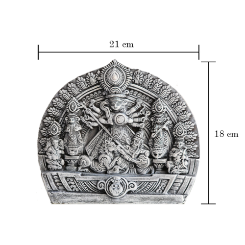 Cultural Harmony | Ek Chala Maa Durga Artwork | Krishnanagar Clay Craft | GI Tag Artwork, Clay Art and Crafts, Clay Artwork, Clay Crafts, Clay Decor, Decorative Items, Drawing Room, Eco-Friendly, Ek Chala, Ghurni Clay Dolls, GI Tagg Products, Handcrafted, Handicrafts, Handmade, Handpainted, Home Decor, Home Interior Decoration, Idols, Krishnanagar Clay Dolls, Living Room, Maa Durga, Showpieces