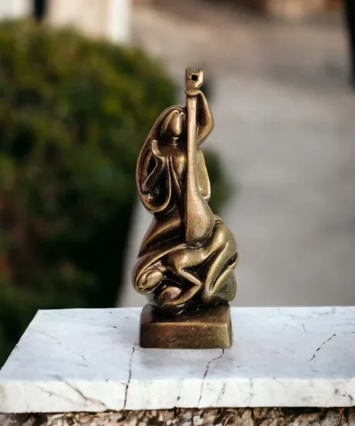 Elegance in Harmony: Maa Saraswati | Krishnanagar Clay Sculpture | GI Tag Artwork, Clay Art and Crafts, Clay Artwork, Clay Crafts, Clay Decor, Clay Sculptures, Decorative Items, Drawing Room, Eco-Friendly, Ghurni Clay Dolls, GI Tagg Products, Handcrafted, Handicrafts, Handmade, Handpainted, Home Decor, Home Interior Decoration, Idols, Krishnanagar Clay Dolls, Living Room, Maa Saraswati, Sculptures, Showpieces