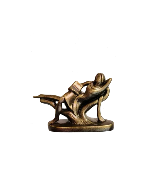Intellectual Elegance: Lady Reading Books | Krishnanagar Clay Sculpture | GI Tag Artwork, Clay Art and Crafts, Clay Artwork, Clay Crafts, Clay Decor, Clay Sculptures, Decorative Items, Drawing Room, Eco-Friendly, Ghurni Clay Dolls, GI Tagg Products, Handcrafted, Handicrafts, Handmade, Handpainted, Home Decor, Home Interior Decoration, Krishnanagar Clay Dolls, Living Room, Sculptures, Showpieces