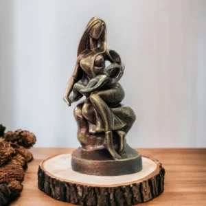 Embrace Love: Heartfelt Mother - Sitting | Krishnanagar Clay Sculpture | GI Tag Artwork, Clay Art and Crafts, Clay Artwork, Clay Crafts, Clay Decor, Clay Sculptures, Decorative Items, Drawing Room, Eco-Friendly, Ghurni Clay Dolls, GI Tagg Products, Handcrafted, Handicrafts, Handmade, Handpainted, Home Decor, Home Interior Decoration, Krishnanagar Clay Dolls, Living Room, Sculptures, Showpieces
