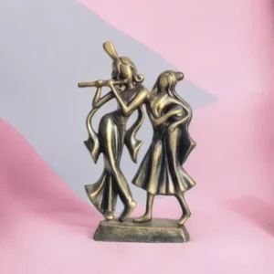 Divine Duet | Radha & Krishna | Krishnanagar Clay Sculpture | GI Tag Artwork, Clay Art and Crafts, Clay Artwork, Clay Crafts, Clay Decor, Clay Sculptures, Decorative Items, Drawing Room, Eco-Friendly, Ghurni Clay Dolls, GI Tagg Products, Handcrafted, Handicrafts, Handmade, Handpainted, Home Decor, Home Interior Decoration, Idols, Krishnanagar Clay Dolls, Living Room, Lord Krishna, Radha, Radha Krishna, Sculptures, Showpieces