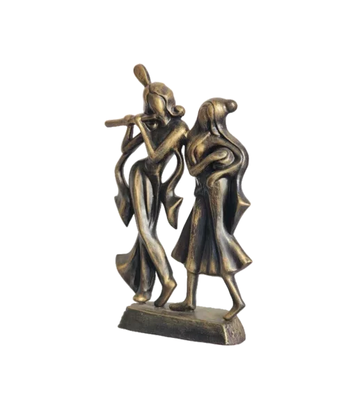 Divine Duet | Radha & Krishna | Krishnanagar Clay Sculpture | GI Tag Artwork, Clay Art and Crafts, Clay Artwork, Clay Crafts, Clay Decor, Clay Sculptures, Decorative Items, Drawing Room, Eco-Friendly, Ghurni Clay Dolls, GI Tagg Products, Handcrafted, Handicrafts, Handmade, Handpainted, Home Decor, Home Interior Decoration, Idols, Krishnanagar Clay Dolls, Living Room, Lord Krishna, Radha, Radha Krishna, Sculptures, Showpieces