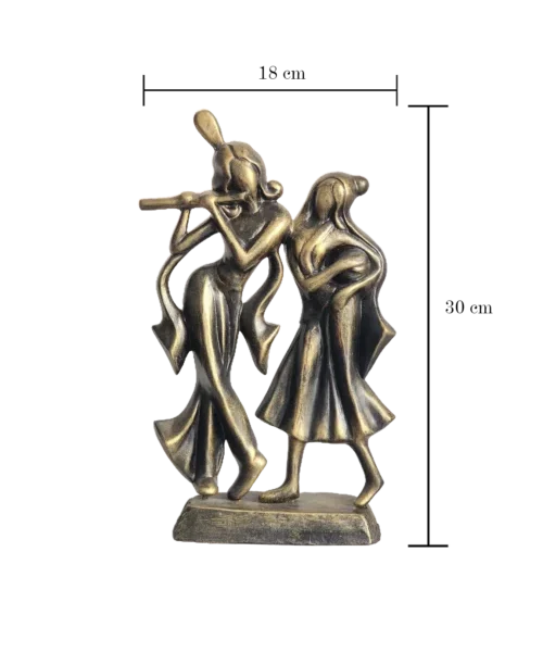Divine Duet | Radha & Krishna | Krishnanagar Clay Sculpture | GI Tag Artwork, Clay Art and Crafts, Clay Artwork, Clay Crafts, Clay Decor, Clay Sculptures, Decorative Items, Drawing Room, Eco-Friendly, Ghurni Clay Dolls, GI Tagg Products, Handcrafted, Handicrafts, Handmade, Handpainted, Home Decor, Home Interior Decoration, Idols, Krishnanagar Clay Dolls, Living Room, Lord Krishna, Radha, Radha Krishna, Sculptures, Showpieces