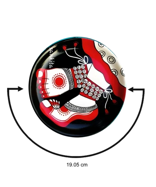 Radiant Dancing Mudra Decor Plate | Hands & Legs | Home Decor | Wall Hanging | 7.5 inch Art Culture Decor Plates, Artwork, Bengali Art Culture Decor Plates, Dancing Art, Dancing Art Decor Plates, Decor Plates, Decorative Items, Decorative Plates, Decorative Wall Art, Drawing Room, Eco-Friendly, Handcrafted, Handicrafts, Handmade, Handpainted, Home Decor, Home Interior Decoration, Living Room, Melamine Decor Plates, Paintings, Wall Art, Wall Decor, Wall Hanging, Wall Plates