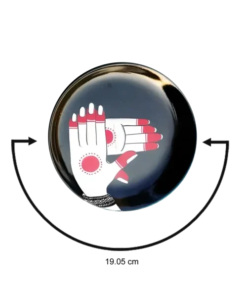 Radiant Dancing Mudra Decor Plate | Hands & Legs | Home Decor | Wall Hanging | 7.5 inch Art Culture Decor Plates, Artwork, Bengali Art Culture Decor Plates, Dancing Art, Dancing Art Decor Plates, Decor Plates, Decorative Items, Decorative Plates, Decorative Wall Art, Drawing Room, Eco-Friendly, Handcrafted, Handicrafts, Handmade, Handpainted, Home Decor, Home Interior Decoration, Living Room, Melamine Decor Plates, Paintings, Wall Art, Wall Decor, Wall Hanging, Wall Plates