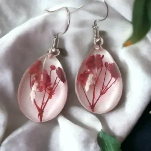 Floral Whispers Botanical Jewellery : Exquisite Babys Breath Flower Earring #BabyBreath #HandmadeExcellence Anniversary Gifts, Artwork, Birthday Gifts for Her, Botanical Earrings, Botanical Jewellery, Earrings, Eco-Friendly, Floral Earrings, Floral Jewellery, Flower Earrings, Flower Jewellery, Gifts for Mother, Gifts for Wife, Gifts for Women, Handcrafted, Handicrafts, Handmade, Jewellery, Mother's Day Gift Ideas, Nature Jewellery, Online Jewellery Store, Resin Jewellery, Valentine's Day Gift