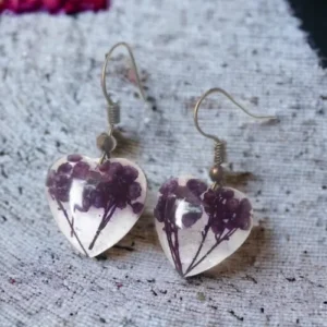 Symbol of Love | Enchanting Flower Petal and Leaf Drop Earrings #HandmadeExcellence Anniversary Gifts, Artwork, Birthday Gifts for Her, Botanical Earrings, Botanical Jewellery, Earrings, Eco-Friendly, Floral Earrings, Floral Jewellery, Flower Earrings, Flower Jewellery, Gifts for Mother, Gifts for Wife, Gifts for Women, Handcrafted, Handicrafts, Handmade, Jewellery, Mother's Day Gift Ideas, Nature Jewellery, Online Jewellery Store, Resin Jewellery, Valentine's Day Gift
