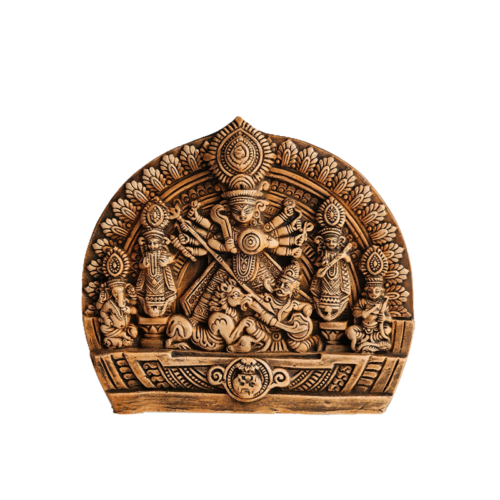 Cultural Harmony | Ek Chala Maa Durga Artwork | Krishnanagar Clay Craft | GI Tag Artwork, Clay Art and Crafts, Clay Artwork, Clay Crafts, Clay Decor, Decorative Items, Drawing Room, Eco-Friendly, Ek Chala, Ghurni Clay Dolls, GI Tagg Products, Handcrafted, Handicrafts, Handmade, Handpainted, Home Decor, Home Interior Decoration, Idols, Krishnanagar Clay Dolls, Living Room, Maa Durga, Showpieces