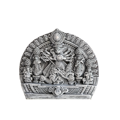Cultural Harmony | Ek Chala Maa Durga Artwork | Krishnanagar Clay Craft | GI Tag Artwork, Clay Art and Crafts, Clay Artwork, Clay Crafts, Clay Decor, Decorative Items, Drawing Room, Eco-Friendly, Ek Chala, Ghurni Clay Dolls, GI Tagg Products, Handcrafted, Handicrafts, Handmade, Handpainted, Home Decor, Home Interior Decoration, Idols, Krishnanagar Clay Dolls, Living Room, Maa Durga, Showpieces