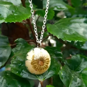 Sun-Kissed Petals: Yellow Daizy Necklace | Joy of Friendship #HandmadeJewellery Anniversary Gifts, Artwork, Birthday Gifts for Her, Botanical Jewellery, Botanical Necklace, Daisy Series, Eco-Friendly, Floral Jewellery, Floral Necklace, Flower Jewellery, Flower Necklace, Gifts for Mother, Gifts for Wife, Gifts for Women, Handcrafted, Handicrafts, Handmade, Jewellery, Mother's Day Gift Ideas, Nature Jewellery, Necklace, Online Jewellery Store, Resin Jewellery, Valentine's Day Gift