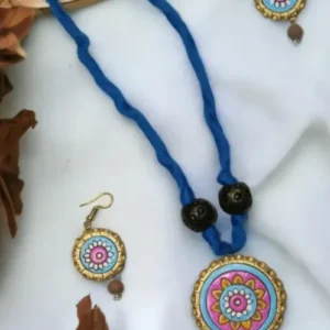 Ethnic Beauty | Terracotta Jewellery Set | Handmade & Handcrafted Clay Jewellery Anniversary Gifts , Artwork , Birthday Gifts for Her , Clay Jewellery , Earrings , Eco-Friendly , Ethnic Clay Jewellery , Gifts for Her , Gifts for Mother , Gifts for Wife , Gifts for Women , Handcrafted , Handicrafts , Handmade , Handpainted , Jewellery , Jewellery Set , Mother's Day Gift Ideas , Necklace , Online Jewellery Store , Paintings , Terracotta Jewellery , Valentine's Day Gift