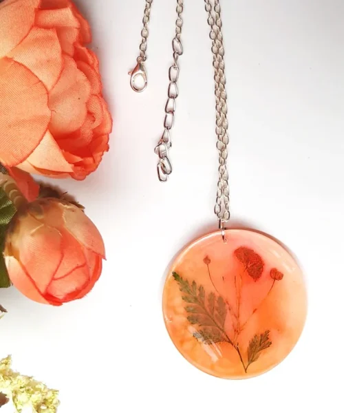 Embrace Organic Beauty Botanical Jewellery Necklace #NaturalBlooms #HandmadeJewellery Anniversary Gifts, Artwork, Birthday Gifts for Her, Botanical Jewellery, Botanical Necklace, Eco-Friendly, Floral Jewellery, Floral Necklace, Flower Jewellery, Flower Necklace, Gifts for Mother, Gifts for Wife, Gifts for Women, Handcrafted, Handicrafts, Handmade, Jewellery, Mother's Day Gift Ideas, Nature Jewellery, Necklace, Online Jewellery Store, Resin Jewellery, Valentine's Day Gift