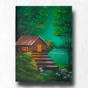 Greeny Vision Village Scenery Painting | #Arcylic #Varnished #CanvasArt | Framework | 8.5 x 11.5 inch, 12.5 x 16.5 inch Arcylic Paintings, Artwork, Canvas Paintings, Decorative Items, Decorative Wall Art, Drawing Room, Eco-Friendly, Handcrafted, Handicrafts, Handmade, Handpainted, Home Decor, Home Interior Decoration, Living Room, Nature Art, Nature Painting Collections, Paintings, Wall Art, Wall Decor, Wall Hanging