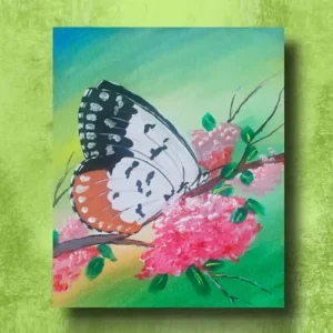 Radiant Butterfly Painting | #Arcylic #Varnished #CanvasArt | Framework | 8.5 x 11.5 inch, 12.5 x 16.5 inch Arcylic Paintings, Artwork, Canvas Paintings, Decorative Items, Decorative Wall Art, Drawing Room, Eco-Friendly, Handcrafted, Handicrafts, Handmade, Handpainted, Home Decor, Home Interior Decoration, Living Room, Nature Art, Nature Painting Collections, Paintings, Wall Art, Wall Decor, Wall Hanging
