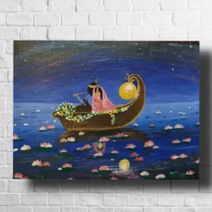 Unparalleled Radha Krishna Painting | #Arcylic #Varnished #CanvasArt | Framework | 12 x 16 inch, 14 x 18 inch Arcylic Paintings, Artwork, Canvas Paintings, Decorative Items, Decorative Wall Art, Drawing Room, Eco-Friendly, Handcrafted, Handicrafts, Handmade, Handpainted, Home Decor, Home Interior Decoration, Living Room, Paintings, Radha Krishna, Religious Painting Collections, Wall Art, Wall Decor, Wall Hanging