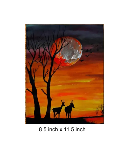 Breathtaking Iconic Sunset Painting | #WaterColourArt | Framework | 8.5 x 11.5 inch, 12.5 x 16.5 inch Artwork, Decorative Items, Decorative Wall Art, Drawing Room, Eco-Friendly, Handcrafted, Handicrafts, Handmade, Handpainted, Home Decor, Home Interior Decoration, Living Room, Nature Art, Nature Painting Collections, Paintings, Special Painting Collections, Wall Art, Wall Decor, Wall Hanging, Watercolour Paintings