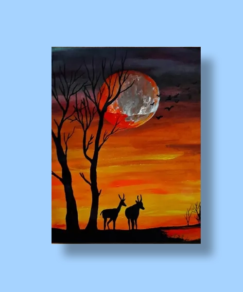 Breathtaking Iconic Sunset Painting | #WaterColourArt | Framework | 8.5 x 11.5 inch, 12.5 x 16.5 inch Artwork, Decorative Items, Decorative Wall Art, Drawing Room, Eco-Friendly, Handcrafted, Handicrafts, Handmade, Handpainted, Home Decor, Home Interior Decoration, Living Room, Nature Art, Nature Painting Collections, Paintings, Special Painting Collections, Wall Art, Wall Decor, Wall Hanging, Watercolour Paintings