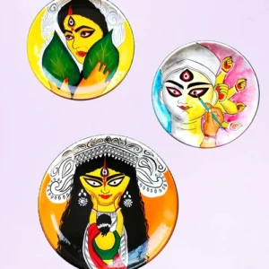 Introducing Maa Durga Decor Plates | #CreateURCombo | Home Decor | Wall Hanging | 12 inch | Set of 3 #CreateURCombo, #CreateURCombo Plates, Art Culture Decor Plates, Artwork, Bengali Art Culture Decor Plates, Combo Decor Plates, Decor Plates, Decorative Items, Decorative Plates, Decorative Wall Art, Drawing Room, Eco-Friendly, Handcrafted, Handicrafts, Handmade, Handpainted, Home Decor, Home Interior Decoration, Living Room, Maa Durga, Maa Durga Decor Plates, Melamine Decor Plates, Paintings, Religious Decor Plates, Wall Art, Wall Decor, Wall Hanging, Wall Plates