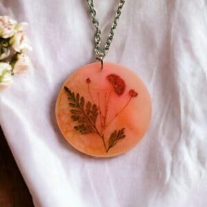 Embrace Organic Beauty Botanical Jewellery Necklace #NaturalBlooms #HandmadeJewellery Anniversary Gifts, Artwork, Birthday Gifts for Her, Botanical Jewellery, Botanical Necklace, Eco-Friendly, Floral Jewellery, Floral Necklace, Flower Jewellery, Flower Necklace, Gifts for Mother, Gifts for Wife, Gifts for Women, Handcrafted, Handicrafts, Handmade, Jewellery, Mother's Day Gift Ideas, Nature Jewellery, Necklace, Online Jewellery Store, Resin Jewellery, Valentine's Day Gift