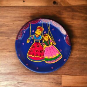 Doll Dance #RajasthaniArt Red & Blue Decor Plate | Home Decor | Wall Hanging | 12 inch Art Culture Decor Plates, Artwork, Bengali Art Culture Decor Plates, Dancing Art, Dancing Art Decor Plates, Decor Plates, Decorative Items, Decorative Plates, Decorative Wall Art, Drawing Room, Eco-Friendly, Handcrafted, Handicrafts, Handmade, Handpainted, Home Decor, Home Interior Decoration, Living Room, Melamine Decor Plates, Paintings, Rajasthani Art, Rajasthani Art Decor Plates, Wall Art, Wall Decor, Wall Hanging, Wall Plates
