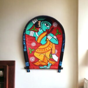 Exclusive Lady Art | Jamini Roy | Decorative Bamboo Kula | Multicolour | Home Decor | Handpainted | Wall Hanging Handicraft | 20 inch Artwork, Bamboo Art, Bamboo Handicrafts, Bamboo Kula, Bengali Art Culture Bamboo Kula, Decorative Items, Decorative Wall Art, Drawing Room, Eco-Friendly, Handcrafted, Handicrafts, Handmade, Handpainted, Home Decor, Home Interior Decoration, Jamini Roy, Jamini Roy Bamboo Kula, Living Room, Paintings, Wall Art, Wall Decor, Wall Hanging