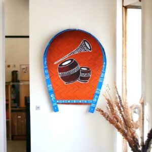 Exclusive Indian Instrument Art | Decorative Bamboo Kula | Home Decor | Handpainted | Wall Hanging Handicraft | 12 inch Artwork, Bamboo Art, Bamboo Handicrafts, Bamboo Kula, Bengali Art Culture Bamboo Kula, Bharat Art Bamboo Kula, Decorative Items, Decorative Wall Art, Drawing Room, Eco-Friendly, Handcrafted, Handicrafts, Handmade, Handpainted, Home Decor, Home Interior Decoration, Living Room, Paintings, Wall Art, Wall Decor, Wall Hanging