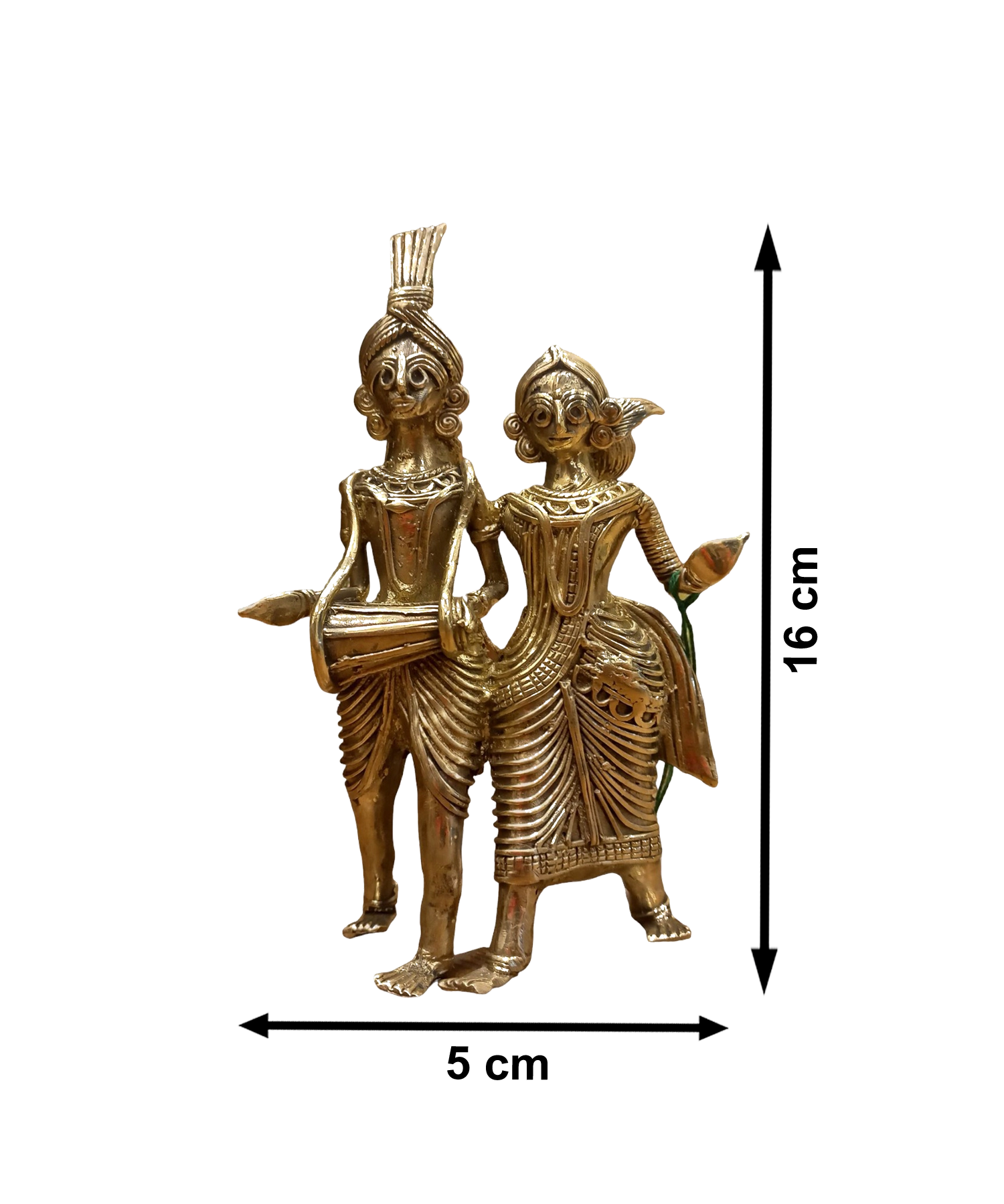 Tribal Couple Dokra Showpiece #Art-Culture | Bikna Bankura #BrassArt (Gold) | GI TagArtwork , Bikna Dokra , Decorative Items , Drawing Room , Eco-Friendly , Ek Chala , GI Tagg Products , Handicrafted , Handicrafts , Handmade , Handpainted , Home Decor , Home Interior Decoration , Idols , Living Room , Maa Durga , Showpieces