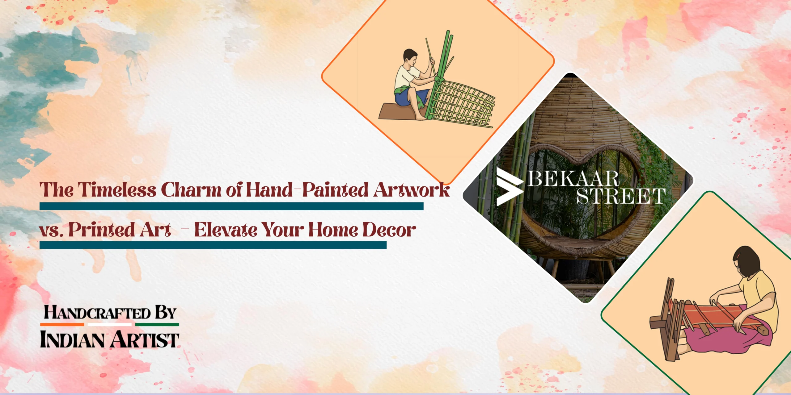 The Timeless Charm of Hand-Painted Artwork vs. Printed Art – Elevate Your Home Decor with Bekaar Street