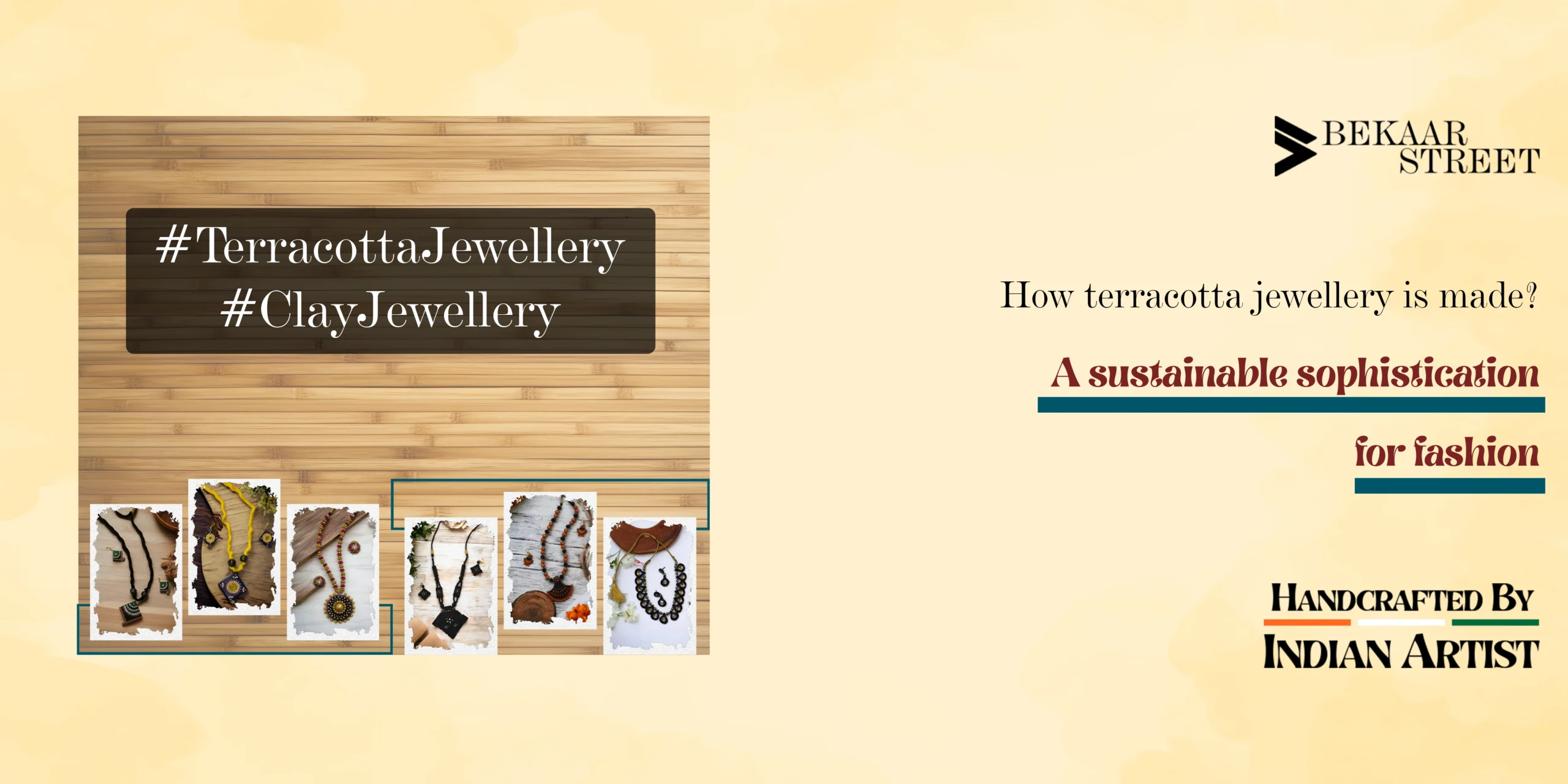 How terracotta jewellery is made? A sustainable sophistication for fashion