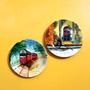 City of Joy Special | Kolkata Decor Plate #CityScape 3 | Home Decor | Wall Hanging | 10 inch #CityScape, #CityScape Decor Plates, Art Culture Decor Plates, Artwork, Bengali Art Culture Decor Plates, City of Joy, City of Joy Decor Plates, Combo Decor Plates, Decor Plates, Decorative Items, Decorative Plates, Decorative Wall Art, Drawing Room, Eco-Friendly, Handcrafted, Handicrafts, Handmade, Handpainted, Home Decor, Home Interior Decoration, Kolkata, Living Room, Melamine Decor Plates, Paintings, Wall Art, Wall Decor, Wall Hanging, Wall Plates