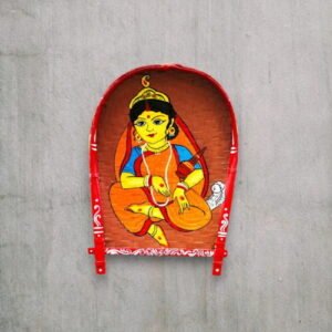 Sacred Maa Laxmi Decorative Bamboo Kula | Home Decor | Handpainted | Wall Hanging Handicraft | 12 inch Artwork, Bamboo Art, Bamboo Handicrafts, Bamboo Kula, Bengali Art Culture Bamboo Kula, Decorative Items, Decorative Wall Art, Drawing Room, Eco-Friendly, Handcrafted, Handicrafts, Handmade, Handpainted, Home Decor, Home Interior Decoration, Living Room, Maa Laxmi, Paintings, Religious Series Bamboo Kula, Wall Art, Wall Decor, Wall Hanging