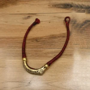 Snake Neckpiece Dokra Jewellery | Bikna Bankura #BrassArt (Gold) | GI TagAnniversary Gifts,Artwork,Bikna Dokra,Birthday Gifts for Her,Dokra Jewellery,Eco-Friendly,Gifts for Her,Gifts for Mother,Gifts for Wife,Gifts for Women,Handicrafted,Handicrafts,Handmade,Handpainted,Jewellery,Mother's Day Gift Ideas,Necklace,Online Jewellery Store,Valentine's Day Gift