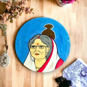 Magical Charm Thakumar Jhuli Decor Plate | Home Decor | Wall Hanging | 8 inch Art Culture Decor Plates, Artwork, Bengali Art Culture Decor Plates, Bengali Cartoon Series Decor Plates, Bengali Kids Series Decor Plates, Bengali Literature, Decor Plates, Decorative Items, Decorative Plates, Decorative Wall Art, Drawing Room, Eco-Friendly, Handcrafted, Handicrafts, Handmade, Handpainted, Home Decor, Home Interior Decoration, Living Room, Paintings, Wall Art, Wall Decor, Wall Hanging, Wall Plates, Wooden Decor Plates
